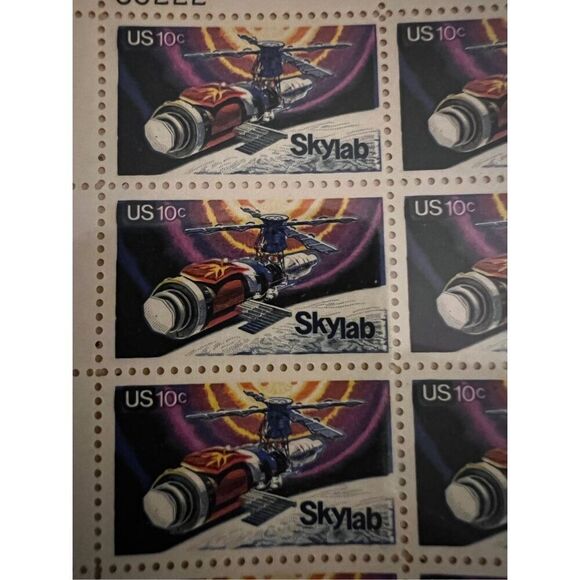 MNH 1973 Skylab SHEET of 50 10c Stamps #1529 - Picture 2 of 2